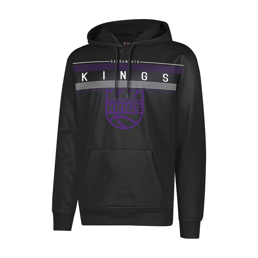 NBA Herren Fleece Hoodie Pullover Sweatshirt Poly Midtown, Herren, Midtown Hoodie XXL Schwarz, XXL S