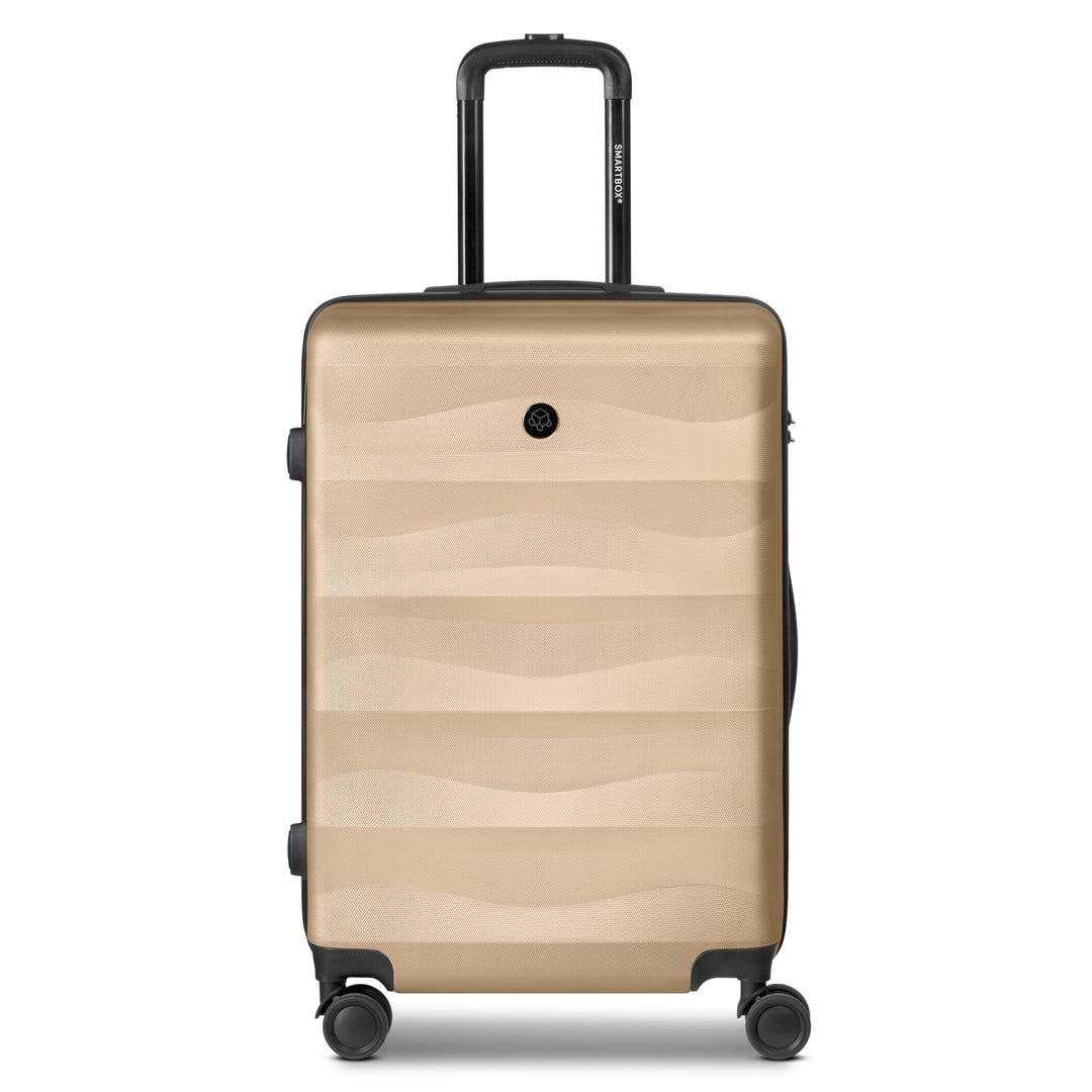 Smartbox Hartschalen Check-in Koffer für Damen &amp; Herren | Mittelgrosser M Trolley 43 x 27 x 65 cm au