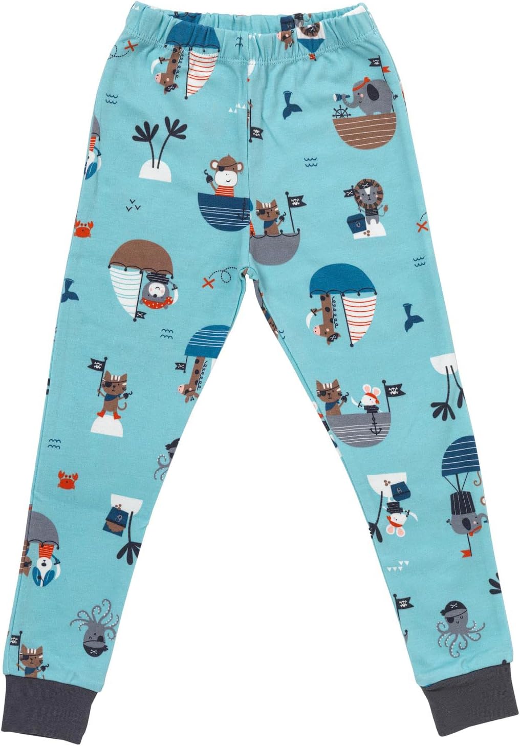 schlummersack Kinder Schlafanzug/Pyjama aus 100% Bio Baumwolle 98 Pirat, 98 Pirat