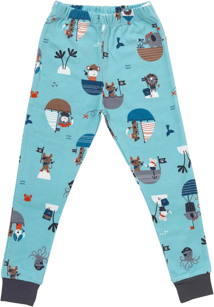 schlummersack Kinder Schlafanzug/Pyjama aus 100% Bio Baumwolle 98 Pirat, 98 Pirat