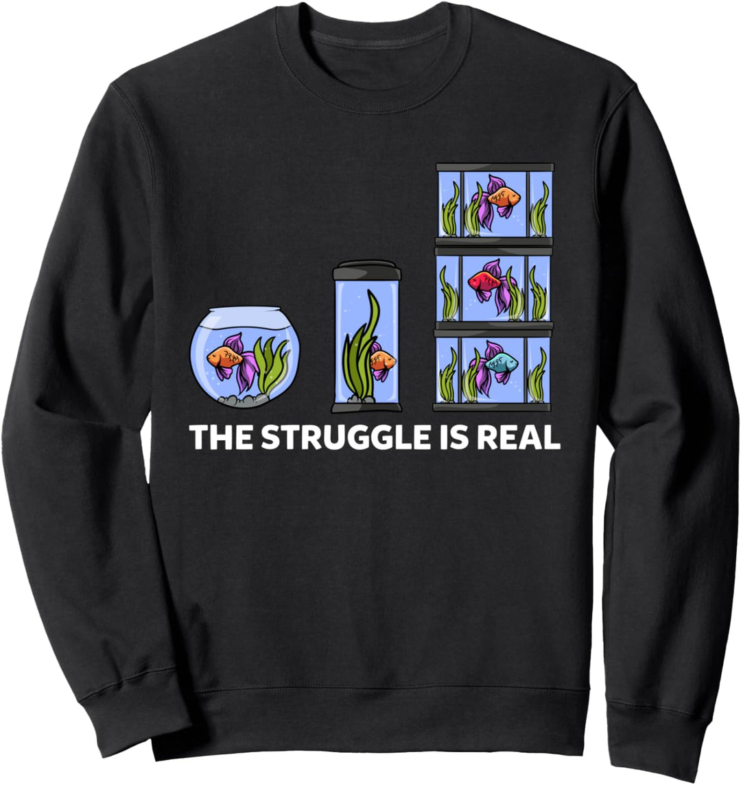 Aquarist Geschenk Fischtank & Fischhaltung Sweatshirt