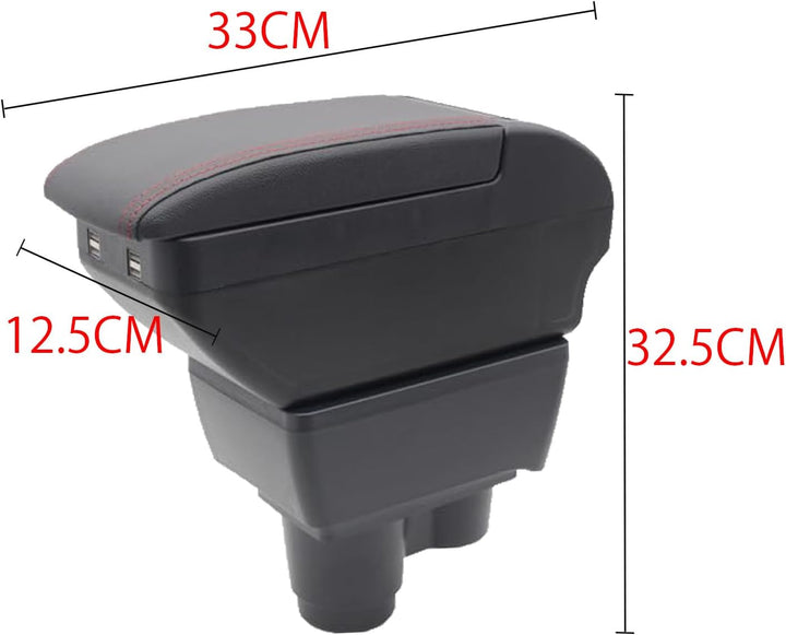 Armrest Box For Dacia Duster II 2018 2019 2020 2021 2022 Center Console Storage with Cup Holder Arm
