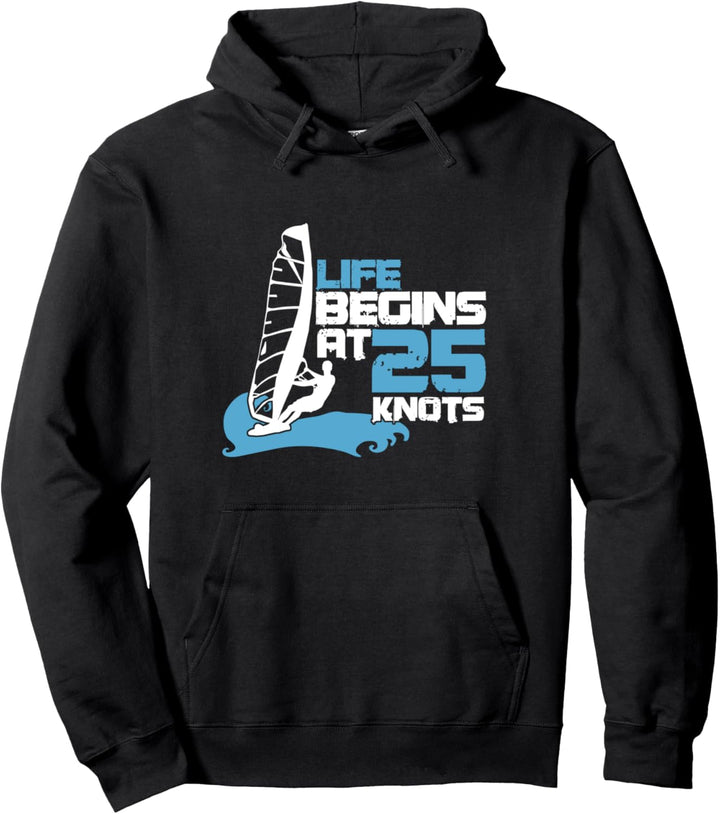 Windsurfen Windsurfer Wassersport Surfbrett Segel Geschenk Pullover Hoodie