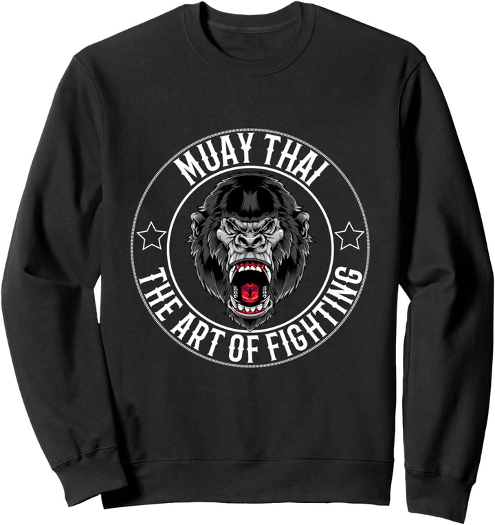 Muay Thai Gorilla Thai Boxen Kickboxen Sweatshirt