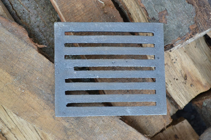 SEZAM 13 x 11 cm Gussrost Ofenrost Ascherost Gussrost verschiedene Durchmesser, Kaminrost passend Ka