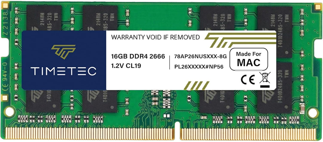 Timetec 16GB kompatibel für Apple DDR4 2666MHz für Mitte 2020 iMac20,1/20,2/Mitte 2019 iMac19,1 27 Z