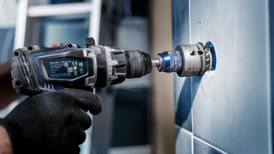 Bosch 1x PRO Tile Power Change Plus Lochsäge (für Harte Fliesen, Weiche Fliesen, Ø 68 mm, Profession