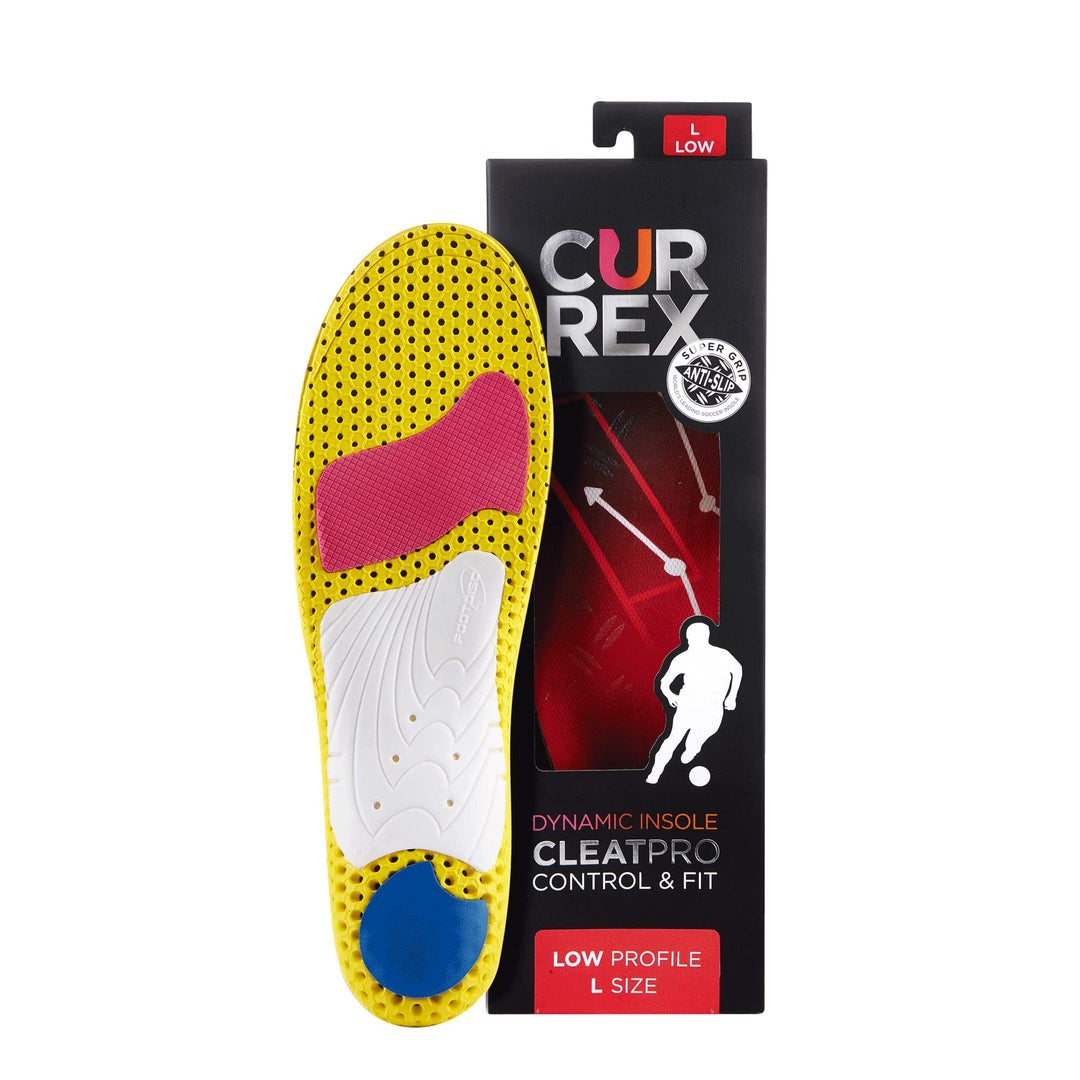CURREX CleatPro – Einlegesohle für Fussball- und Stollen-Schuhe - Mehr Kontrolle & Stabilität - Kraf