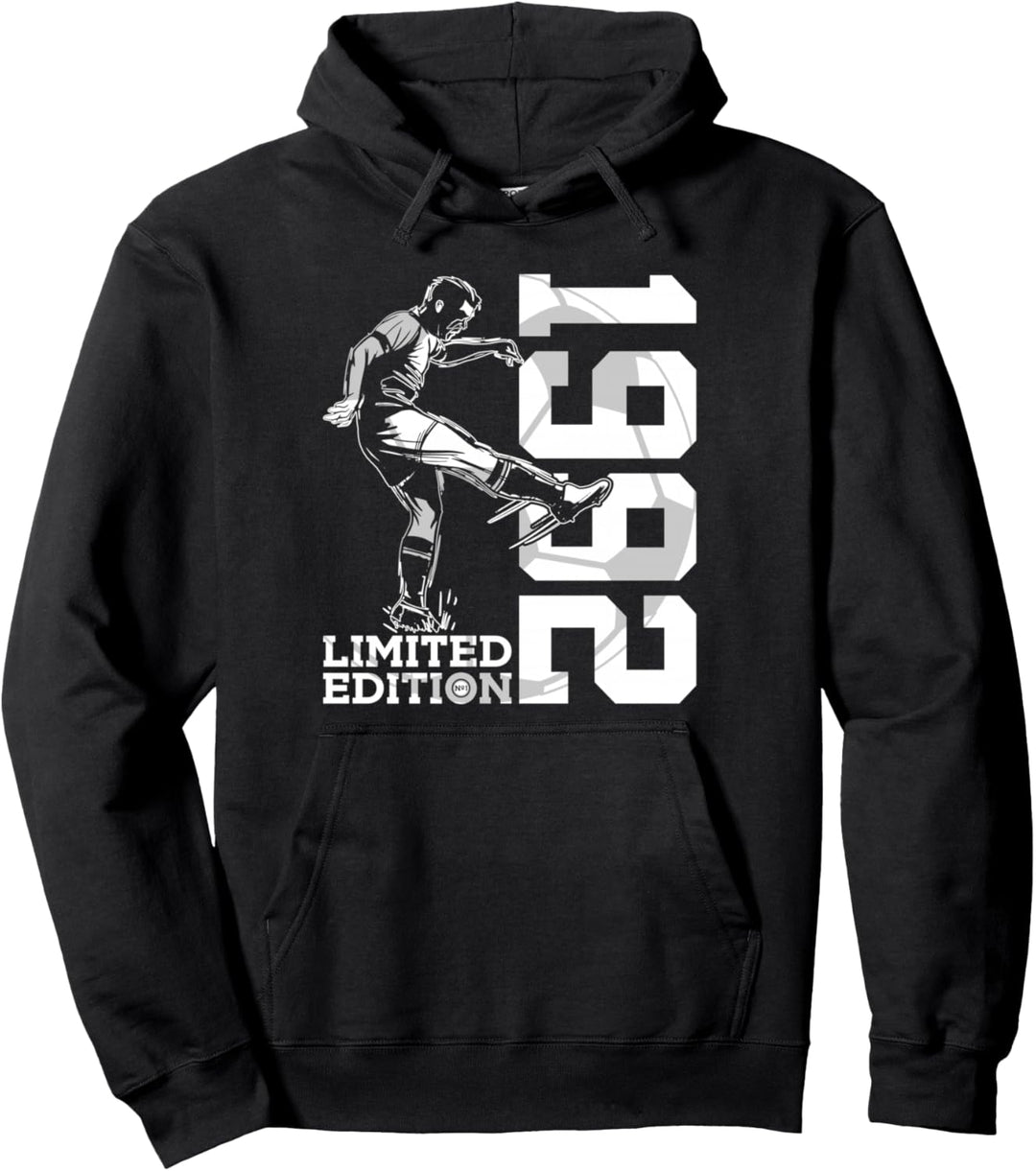 LIMITED EDITION 1992 32 JAHRE FUSSBALL 32. GEBURTSTAG Pullover Hoodie