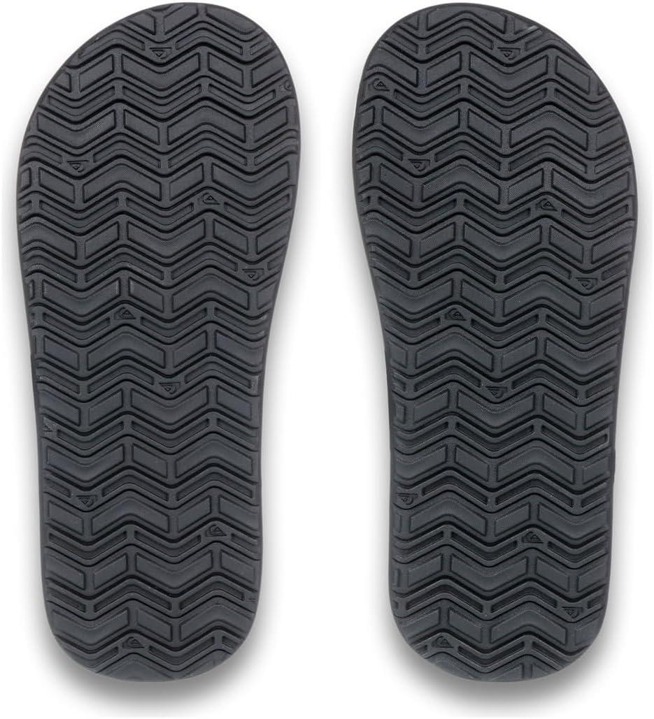 Quiksilver Herren Monkey Caged Sandale 47 EU Black White, 47 EU Black White