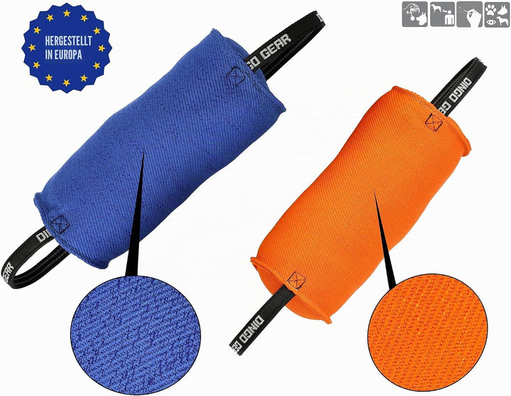 Dingo Gear Beisswurst,Berta'' mit 2 Griff #14cm Länge 30 cm aus französischem Material (Nylcott) für
