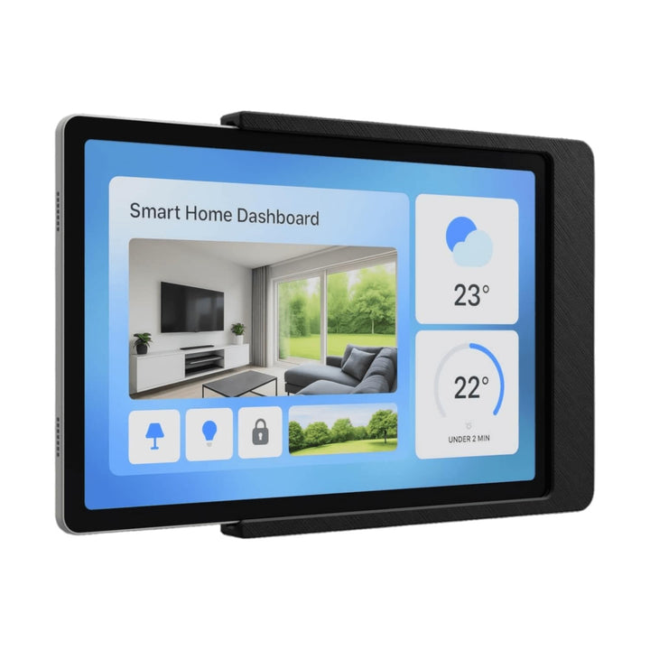 Slide-In Tablet Wandhalterung für Samsung Galaxy Tab S6 Lite (10,4 Zoll) - Schwarz Schwarz Für Galax