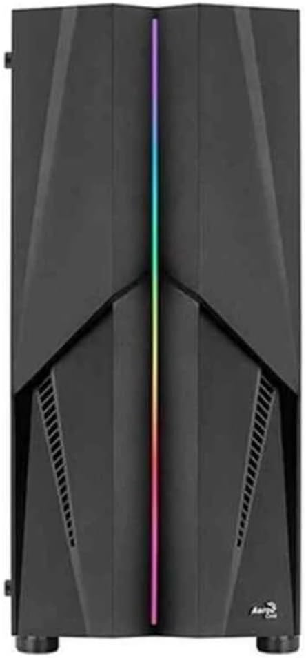 Aerocool MECHA, ATX PC-Gehäuse, ARGB Front, Gehärtetes Glas, Lüfter 12cm Schwarz MECHA