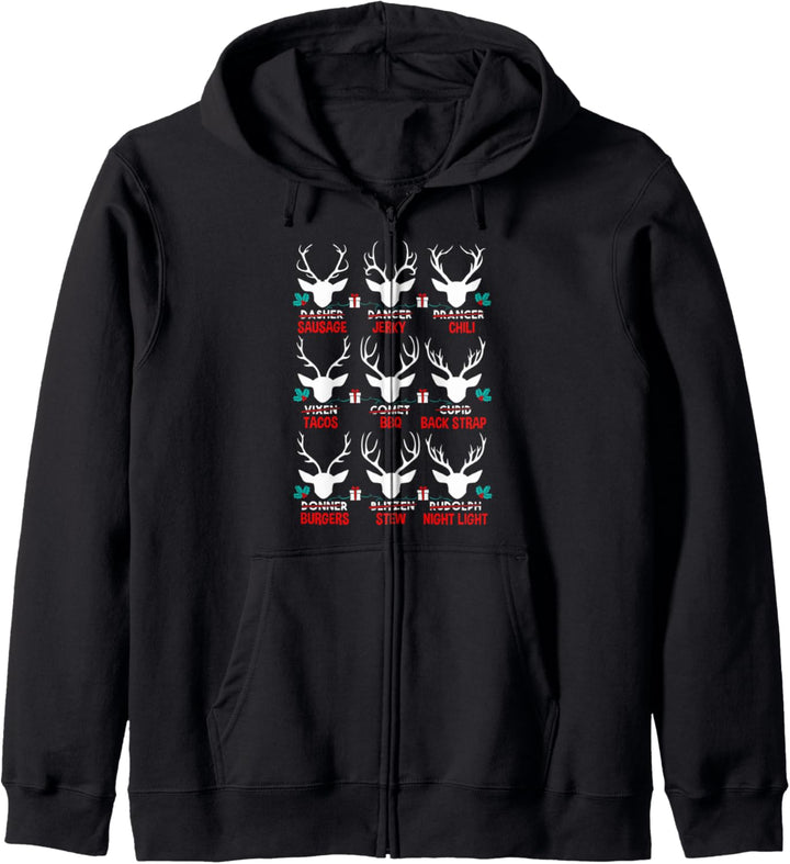 Jäger von allen Weihnachtsmännern Süsses Hirschgeschenk Kapuzenjacke