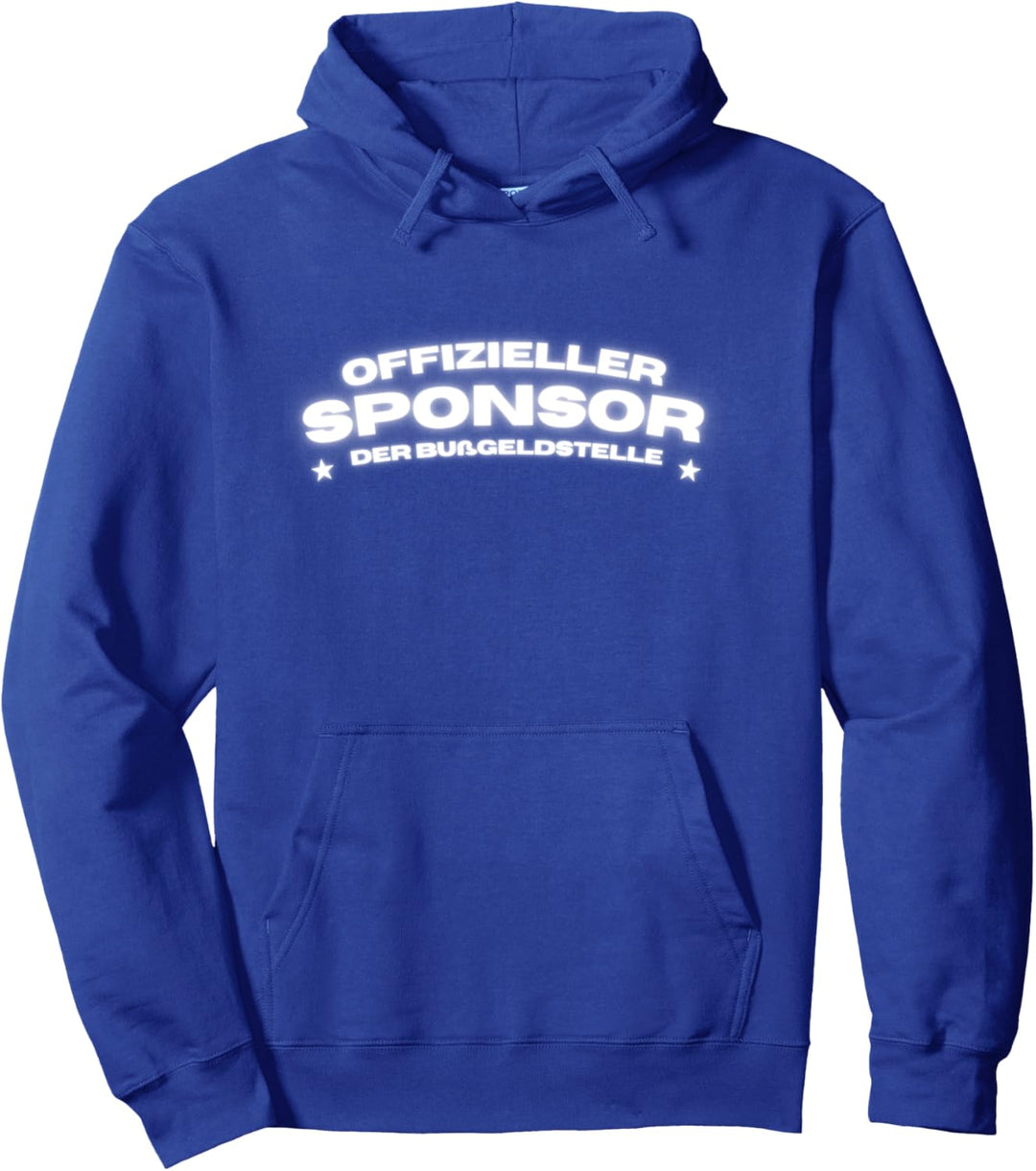 Offizieller Sponsor der Bussgeldstelle lustiger Spruch Pullover Hoodie