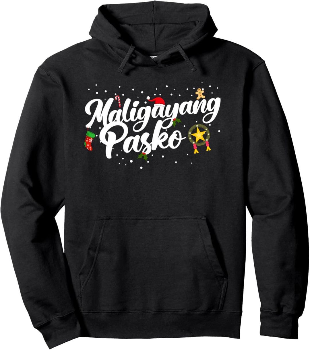 Maligayang Pasko Filipino Weihnachten Pullover Hoodie
