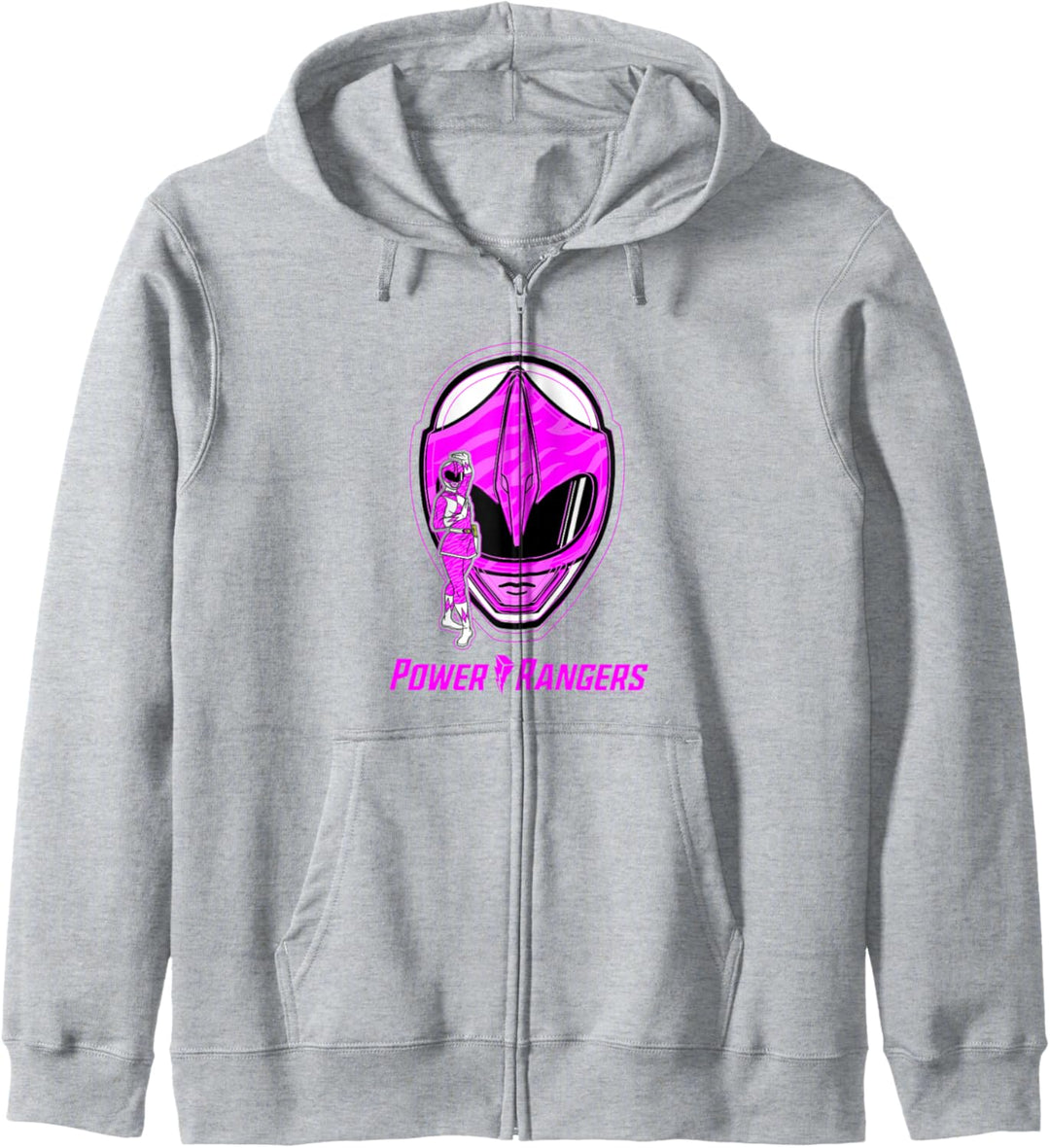Power Rangers Pink Ranger Icon Fill Helmet Silhouette Kapuzenjacke