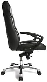 Topstar RS90F AD0 RS1 Komfort Chefsessel, Bezug Leder, schwarz, 123 x 65 x 50, Schwarz
