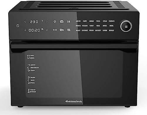 Melchioni Family | Heissluftfritteuse mit 30 Liter Kapazität BENEDETTA, Digitales Display, Dual Cook
