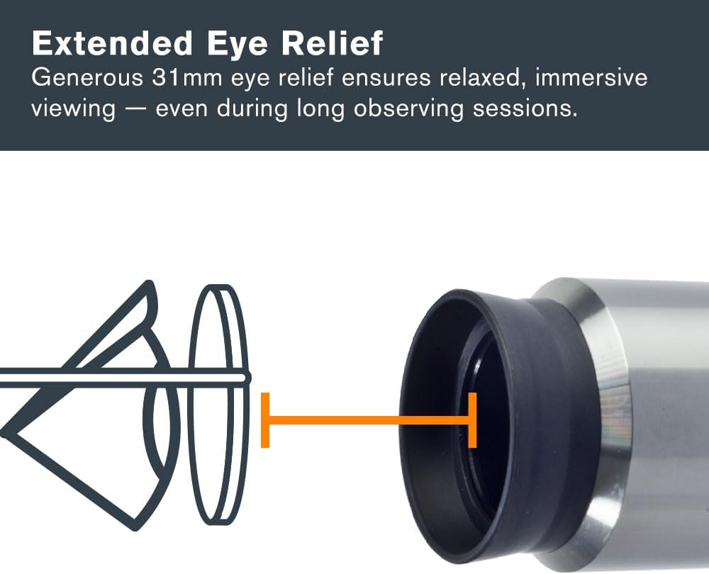 Celestron 93325 1-1/4-40 mm Omni Serie Okular, 40 mm