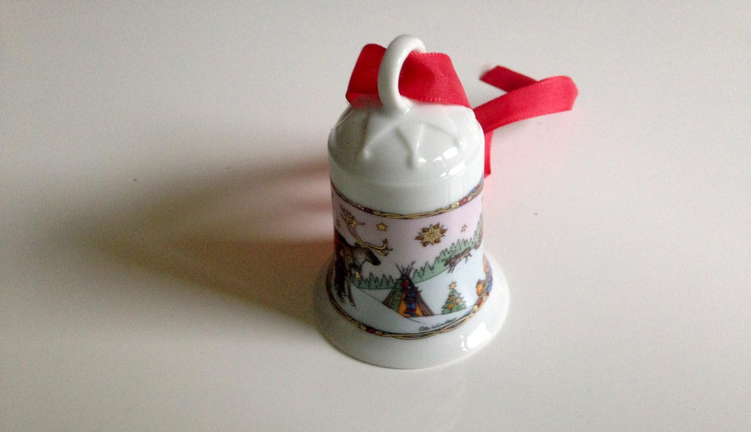 Porzellanglocke Weihnachtsglocke 1995 - Hutschenreuther - in OVP