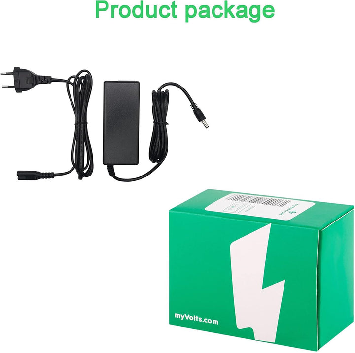 MyVolts 16V EU-Netzteil kompatibel mit Canon imageFORMULA DR-C225, DR-C225W Scanner