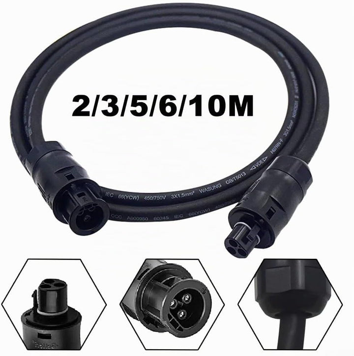 Verbindungskabel mit BC01 Buchse auf Stecker, Verlängerungsadapter für Micro-Wechselrichter, 5 m 5 m