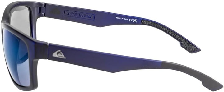 Quiksilver Herren Trailway Sonnenbrille (1er Pack) Einheitsgrösse Navy/Flash Blue, Einheitsgrösse Na