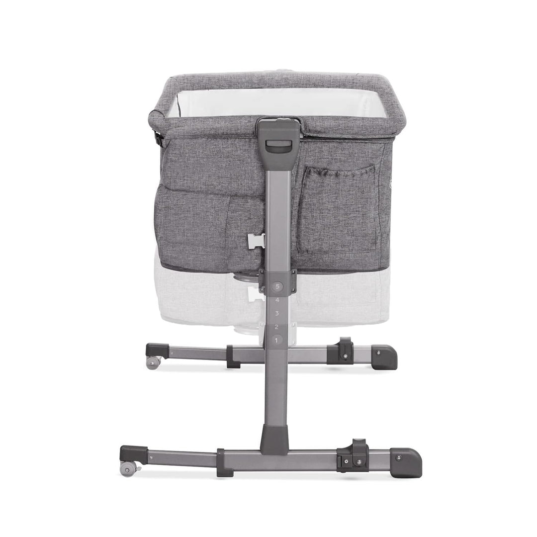Kinderkraft Beistellbett NESTE UP, Babybetten, Zustellbett, Kinderbett, Kinderreisebett, 2 in 1, Höh