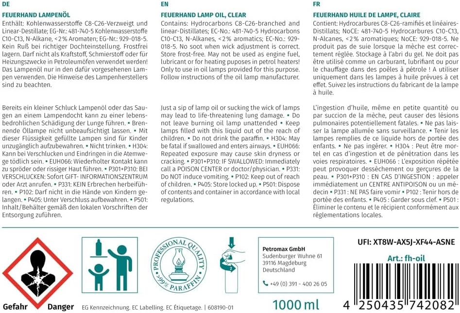 Petromax Lampenöl, 1 Liter