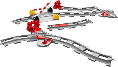 Lego Duplo 2er Set: 10882 Eisenbahn Schienen & 10872 Eisenbahnbrücke und Schienen