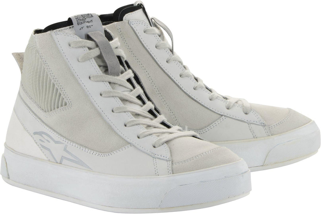 Alpinestars Stella Stated Podium Damen Motorradschuhe Weiss Grau 44 EU, 44 EU