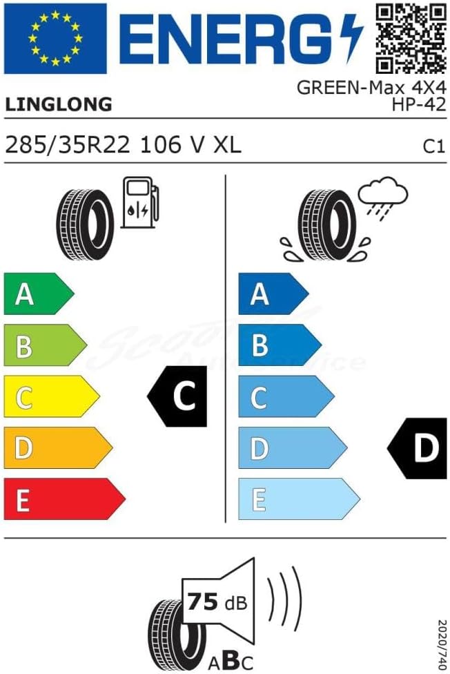 LINGLONG 6959956722808-285/35/R22 106V - C/E/75dB - Sommerreifen SUV und Gelände