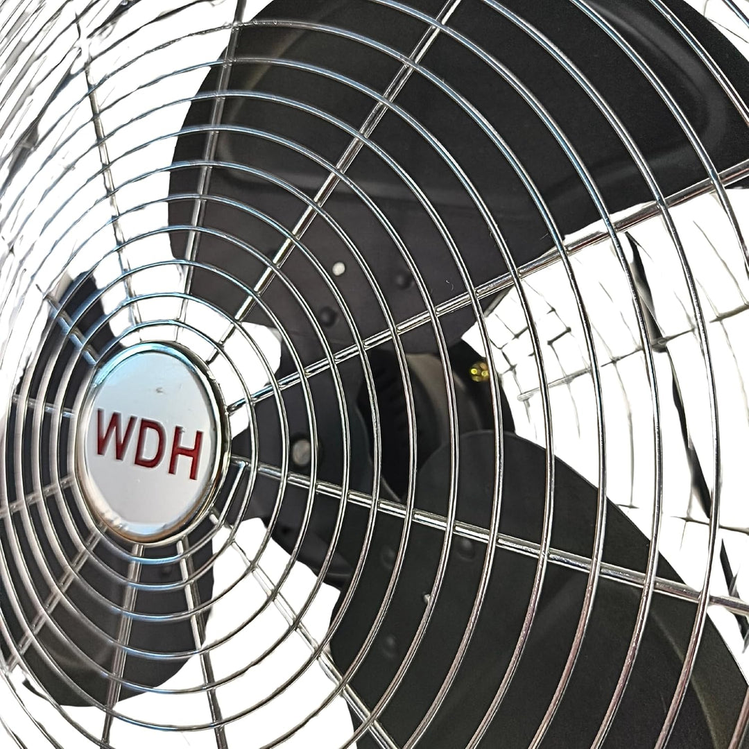 Bodenventilator WDH-FE50X aus Metall mit extra grossem Ventilatorkopf und einem Durchmesser von 50 c