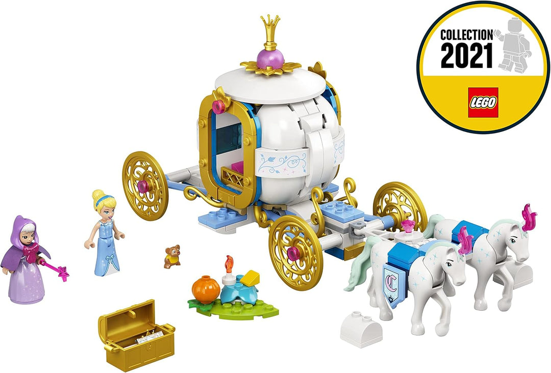 LEGO 43192 Disney Princess Cinderellas königliche Kutsche Single, Single
