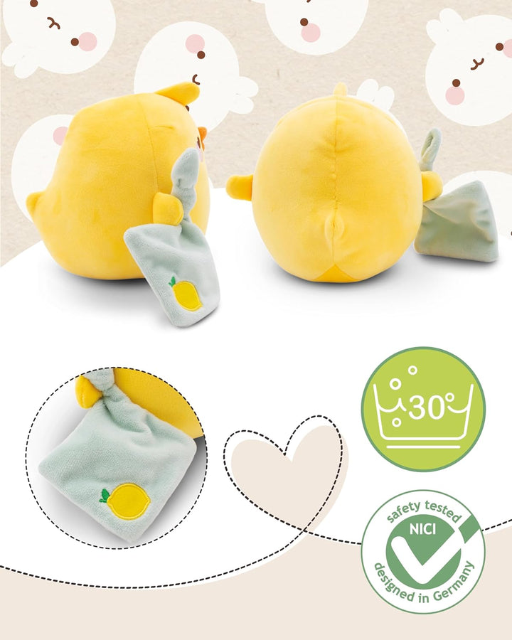NICI Piu Piu Kuscheltier 16 cm mit Schmusetuch Baby Einschlafhilfe - Niedliches Stofftier und Schnuf
