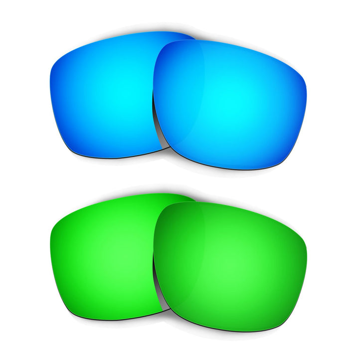 HKUCO Plus Replacement Lenses For Oakley Sliver - 2 pair Combo Pack