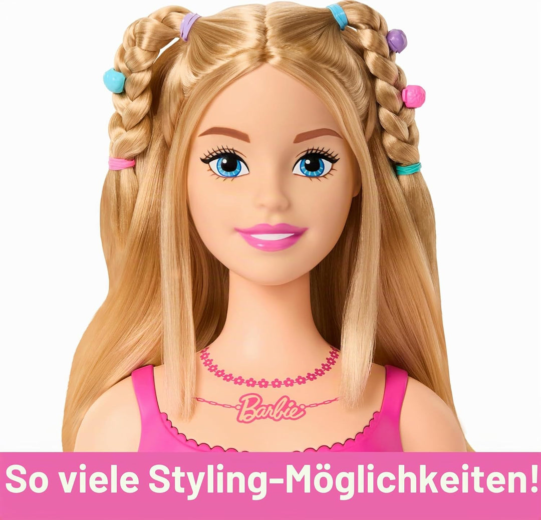Barbie Deluxe Styling-Kopf blond HMD88 | Mattel | Frisierkopf