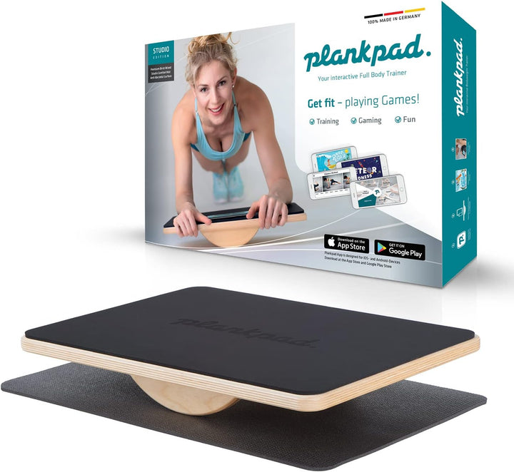Plankpad STUDIO – interaktiver Ganzkörper-Trainer & Balance Board – Home Fitnesstrainer Made in Germ