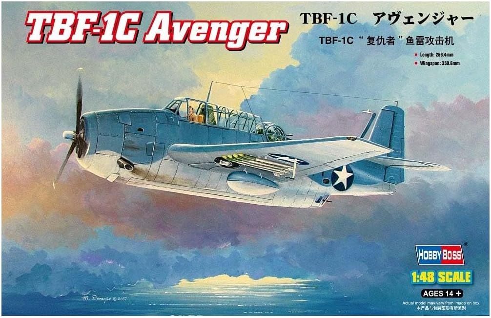 Hobby Boss 80314 Modellbausatz Grumman TBF-1C Avenger