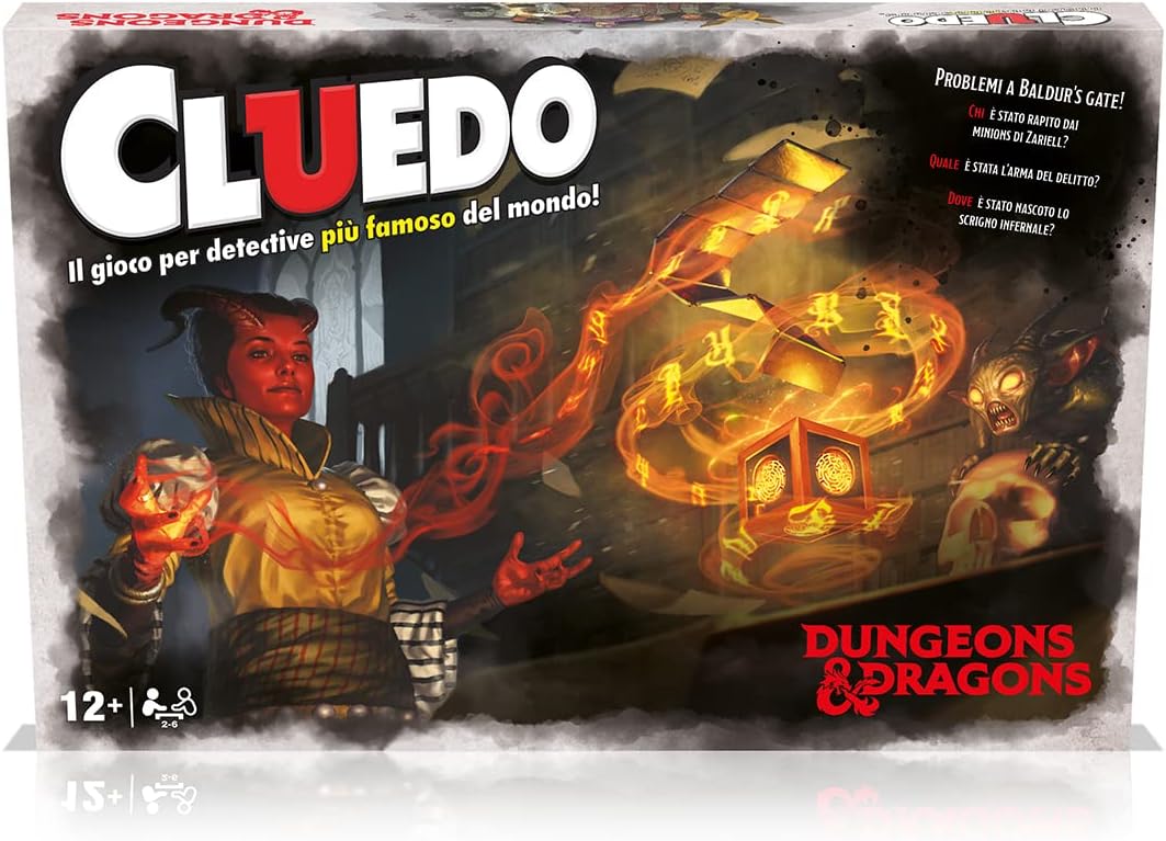 Winning Moves - Dungeons and Dragons, Cluedo, italienische Ausgabe