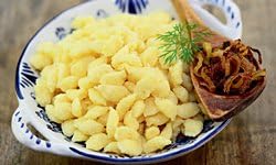 Goldspatz Spätzlehobel Edelstahl, für kurze Spätzle / Knöpfle, 31 cm - #2200