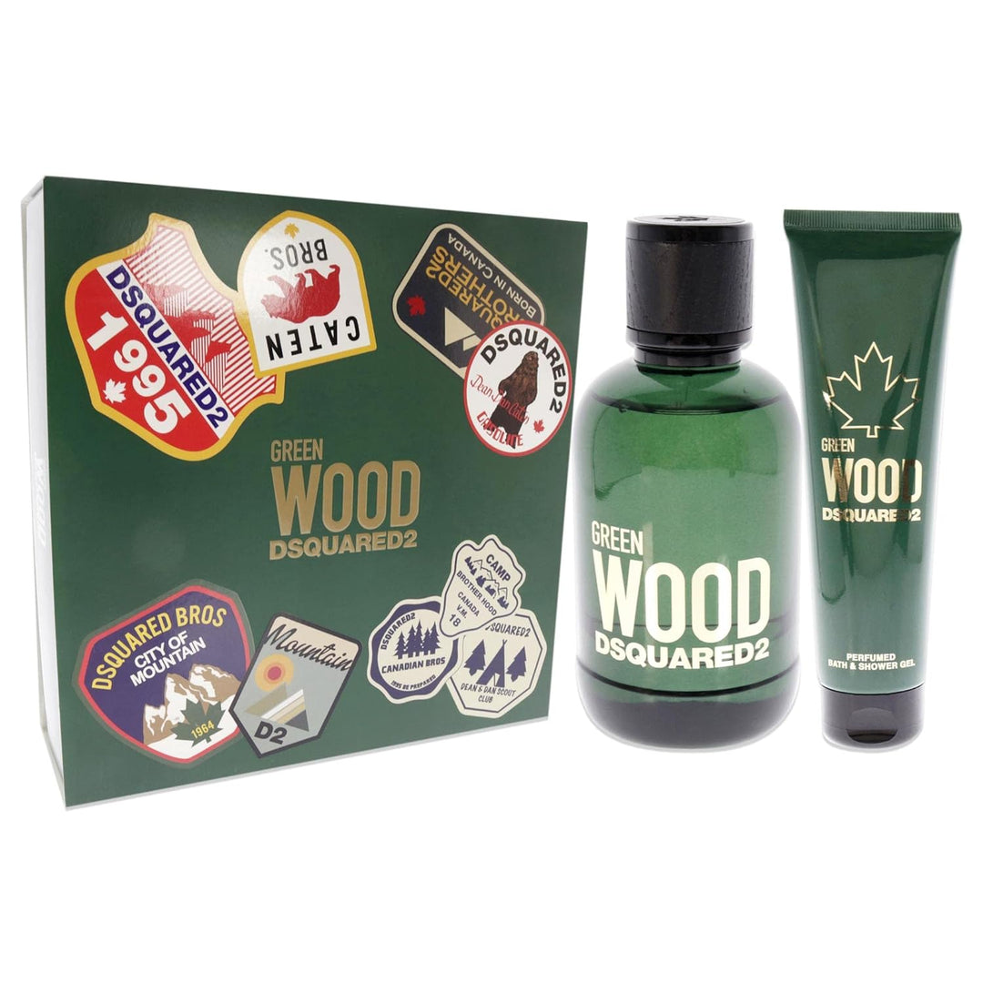 Dsquared2 Green Wood EDT 100ml + SG 150ml M