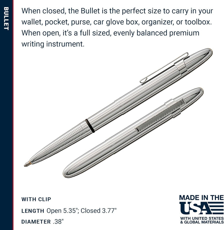 FISHER Space Pen Chrome Bullet Space Pen