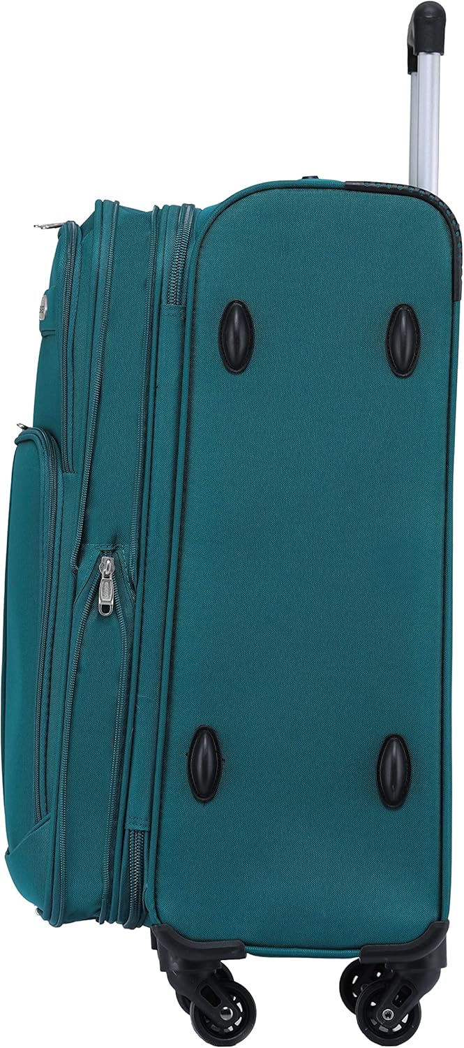 BEIBYE 4 Rollen Reisekoffer .Stoffkoffer Handgepäck Kindergepäck Gepäck Koffer Trolley Set-XL-L-M (T