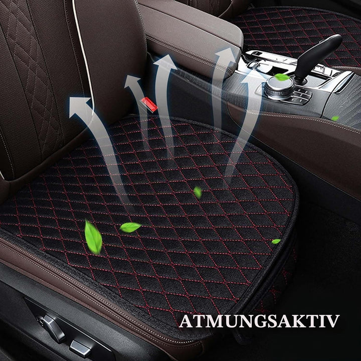 Colexy 2 Stück Universal Sitzauflagen Vordersitze 51 * 50 cm Sitzkissen Auto Vordersitze rutschfest