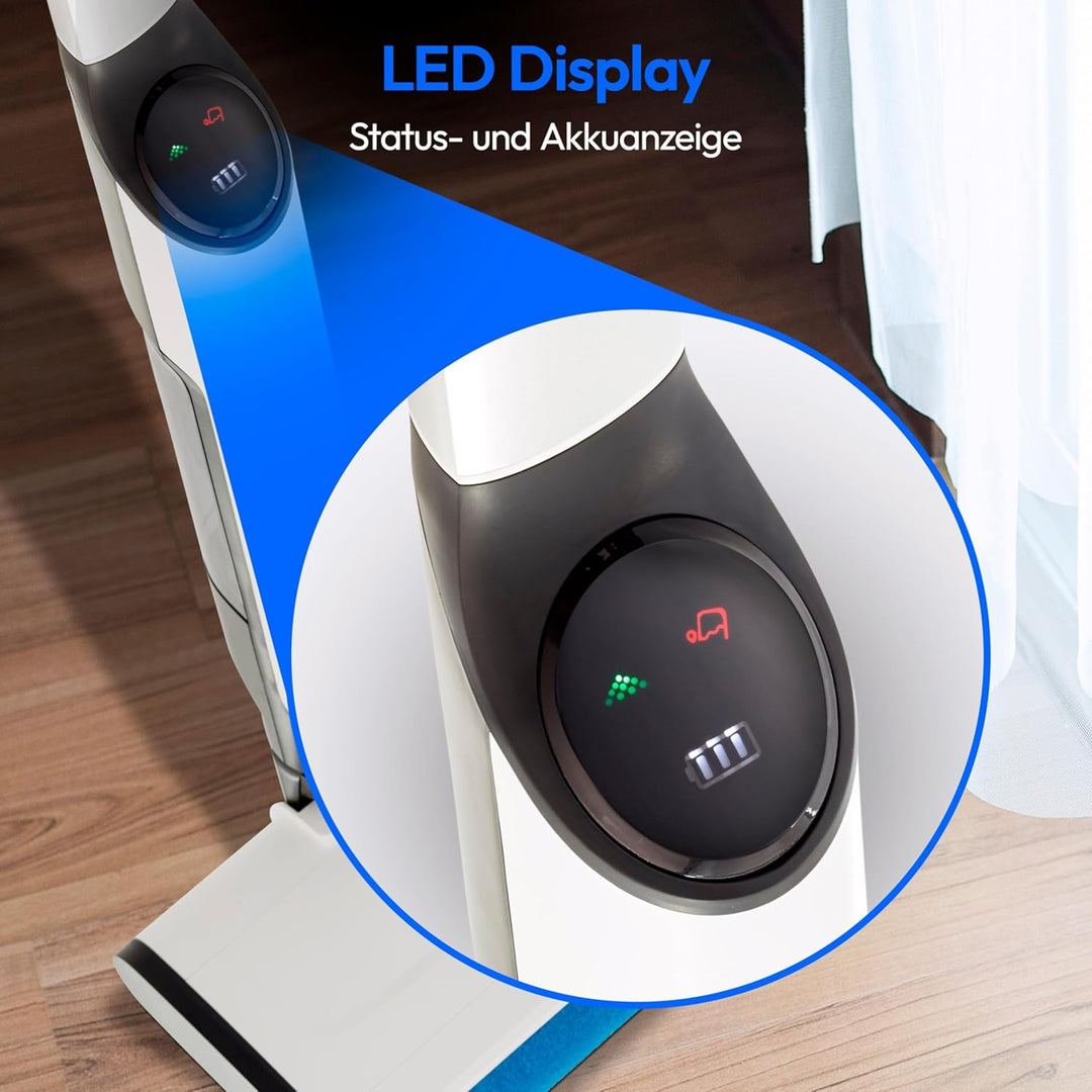 MEDION Bodenwischer elektrisch H09 (elektrischer Wischmopp & Bodenreiniger, kabellose Bodenreinigung