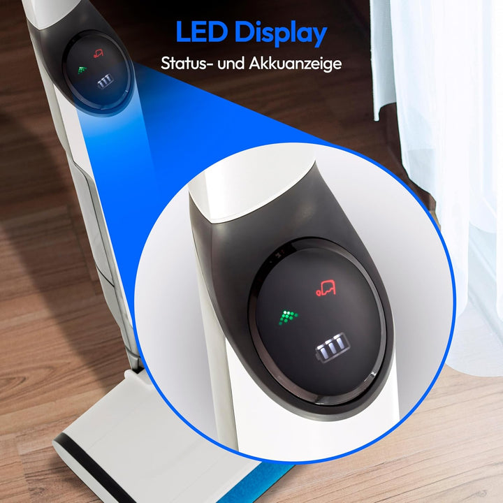 MEDION Bodenwischer elektrisch H09 (elektrischer Wischmopp & Bodenreiniger, kabellose Bodenreinigung