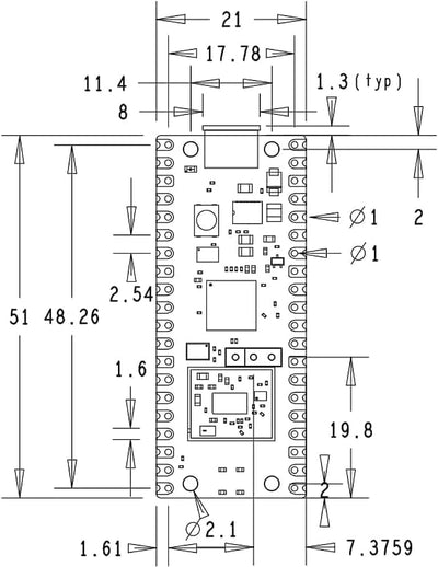 GeeekPi Raspberry Pi Pico W Basic Kit - Raspberry Pi RP2040 Chip, Wi-Fi Wireless Connectivity,Unsold