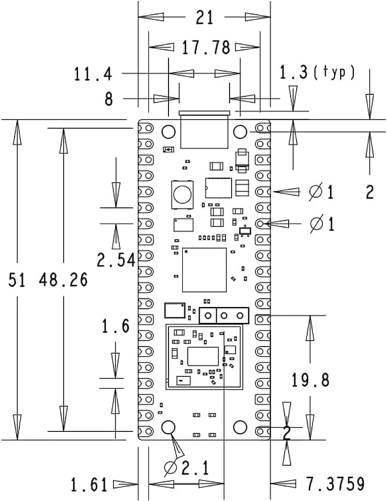 GeeekPi Raspberry Pi Pico W Basic Kit - Raspberry Pi RP2040 Chip, Wi-Fi Wireless Connectivity,Unsold